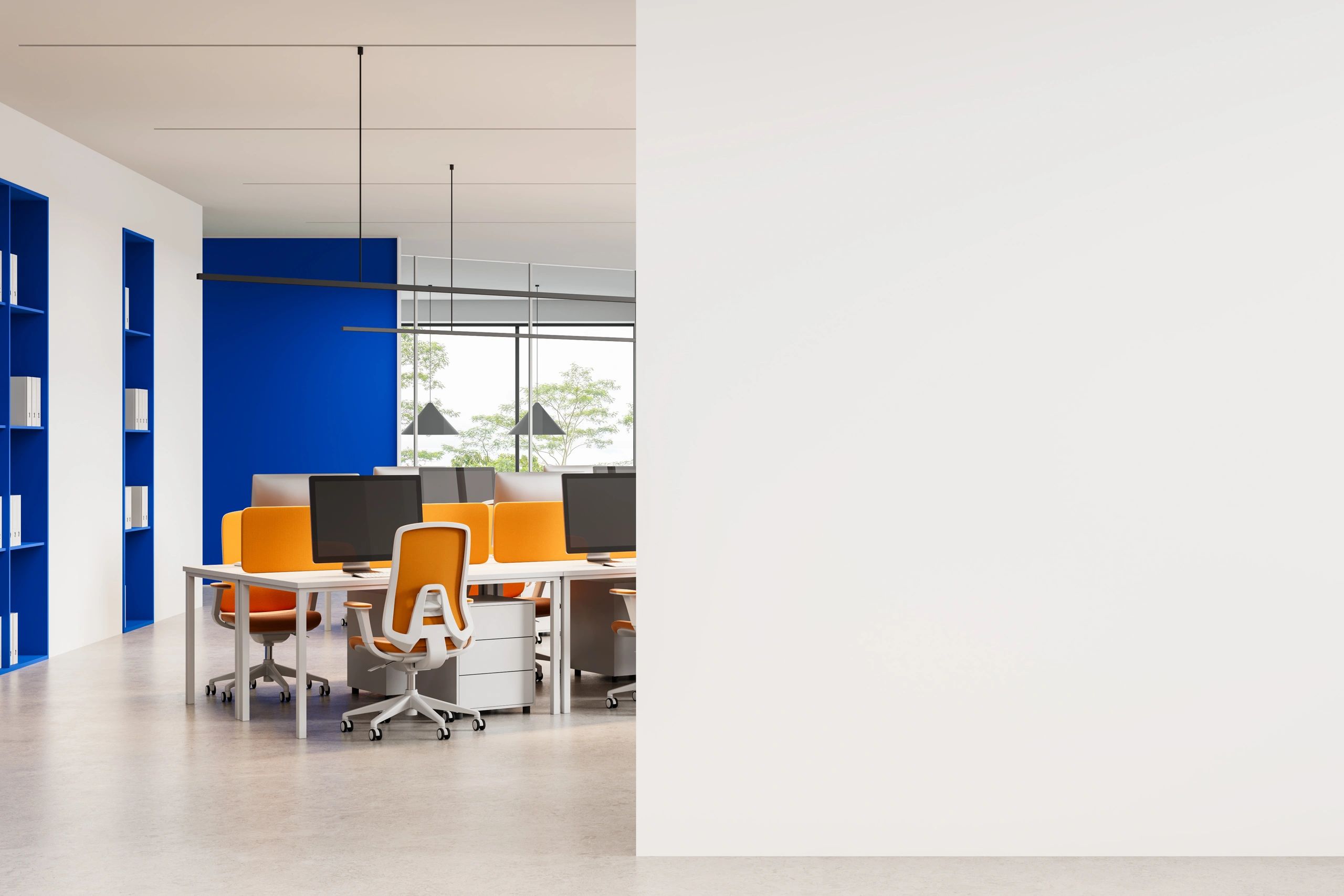Modern digital workspace representing secure handling of customer information
