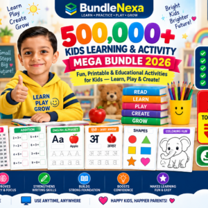 BUNDLENEXA KIDS LEARNING & ACTIVITY BUNDLE 2026